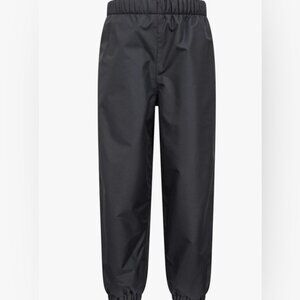 Mountain Warehouse 5-6 Yrs Fleece Lined Splash Pants Spring Black Minimalist 5 6